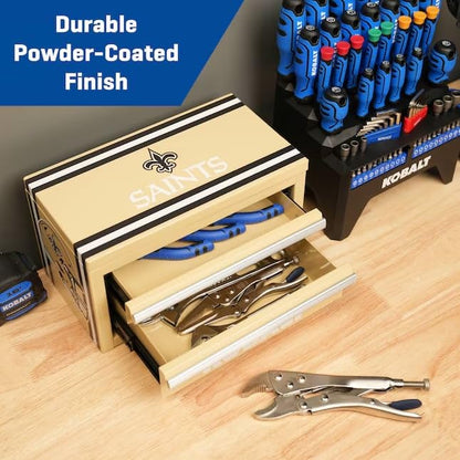 K.balt Mini Toolbox New Orleans - color: Tan, size: 2 Drawer