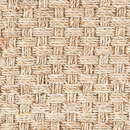 SAFAVIEH Area Rug 3' Round - Natural Fiber Collection - Natural & Beige, Seagrass, Basketweave Pattern with Border (NF114A) - color: Natural/Beige, size: 3' (Round)