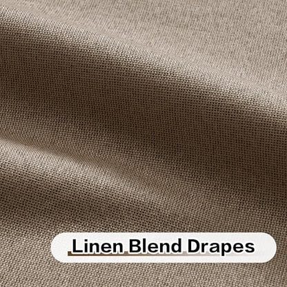 90 Inches Blackout Pinch Pleated Curtains Brown Linen Extra Wide Double Pleated Drapes for Traverse Rods Thermal Insulated Curtains Easy Hanging 72" W x 90" L 1 Panel - color: Brown, size: 72"W x 90"L (Pack of 1)