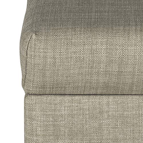 Spatial Order 22" Medium Rectangular Storage Ottoman - Tan - color: Tan