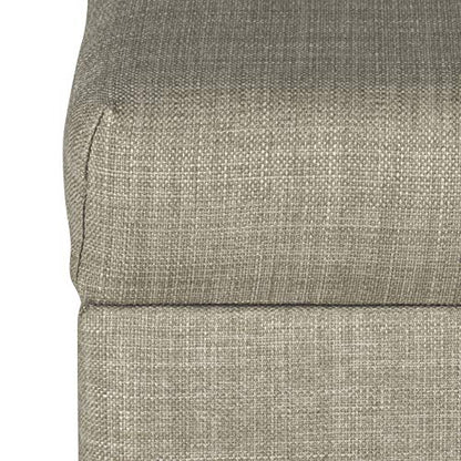 Spatial Order 22" Medium Rectangular Storage Ottoman - Tan - color: Tan