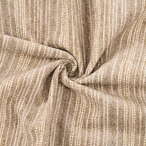 Furnimart 360° Swivel Criss Cross Desk Chair Extra-Thick Cushion, Premium Chenille Cross Legged Chair with Wide Seat & Wheels, Comfy Armless Home Office Chair for Bedroom, Vanity, Sturdy (Light Brown) - color: Chenille Light Brown