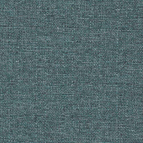HomePop 19" Round Storage Ottoman - Teal Tweed - color: Teal