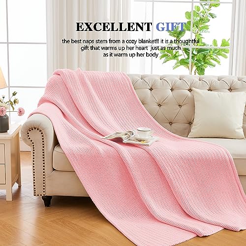 L'AGRATY Knitted Weighted Blanket - 48"x72" 20lbs Cooling Chunky Knit Heavy Blanket for Adults Braided Crochet Throw Thick Cable Yarn Knit Decorative No Beads Evenly Weighted Machine Washable | No Beads Evenly Weighted Machine Washable Chunky Braided Croc