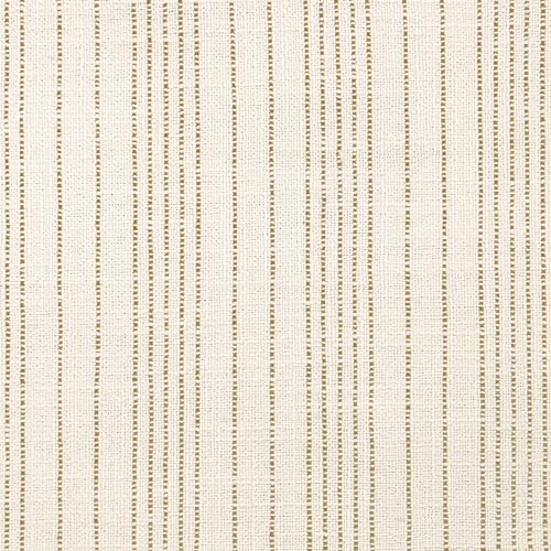 HomePop 18" Classic Square Storage Ottoman - Marigold Pinstripe Cream - color: Marigold Pinstripe Cream Fabric