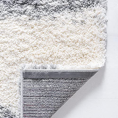 Rugs.com - Soft Touch Shag Rug – 3' 3 x 5' 3 Sage Green Plush Shag Rug – Modern Abstract Swirls, Soft for Bedrooms, Living Rooms, and Offices - color: Sage Green, size: 3' x 5' (Rectangular)
