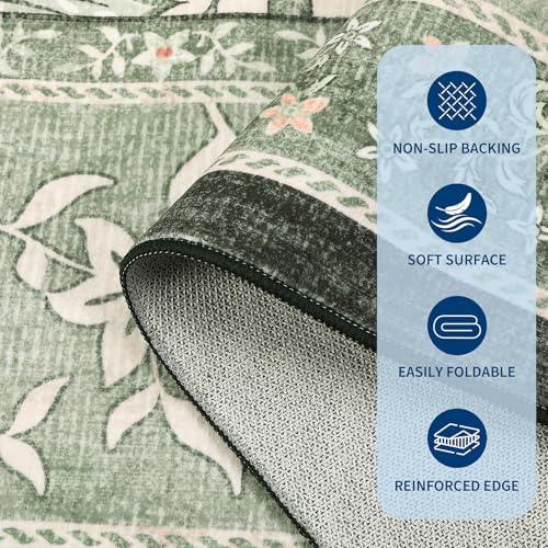 GarveeHome Area Rug - color: Sage Grove, size: 10' x 14' (Rectangular)