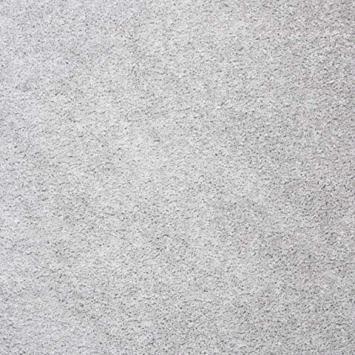 SAFAVIEH August Shag Collection Accent Rug - 2'3" x 4', Silver, Solid Design, Non-Shedding & Easy Care, 1.2-inch Thick Ideal for High Traffic Areas in Entryway, Living Room, Bedroom (AUG900G) - color: Silver, size: 2'3" x 4' (Rectangular)