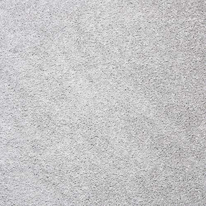 SAFAVIEH August Shag Collection Accent Rug - 2'3" x 4', Silver, Solid Design, Non-Shedding & Easy Care, 1.2-inch Thick Ideal for High Traffic Areas in Entryway, Living Room, Bedroom (AUG900G) - color: Silver, size: 2'3" x 4' (Rectangular)