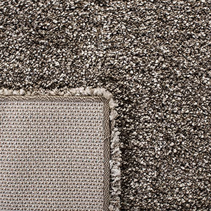 SAFAVIEH Milan Shag Collection Runner Rug - 2' x 6', Grey, Solid Design, Non-Shedding & Easy to Clean, Plush Thick Pile, Ideal for Hallway, Foyer, Bedroom (SG180-8080) - color: Grey, size: 2' x 6' (Runner)