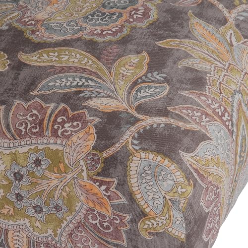 HomePop Parsons Classic Upholstered Accent Dining Chair, Set of 2, Multicolor Gray Floral - color: Grey Floral, style: Pack of 2