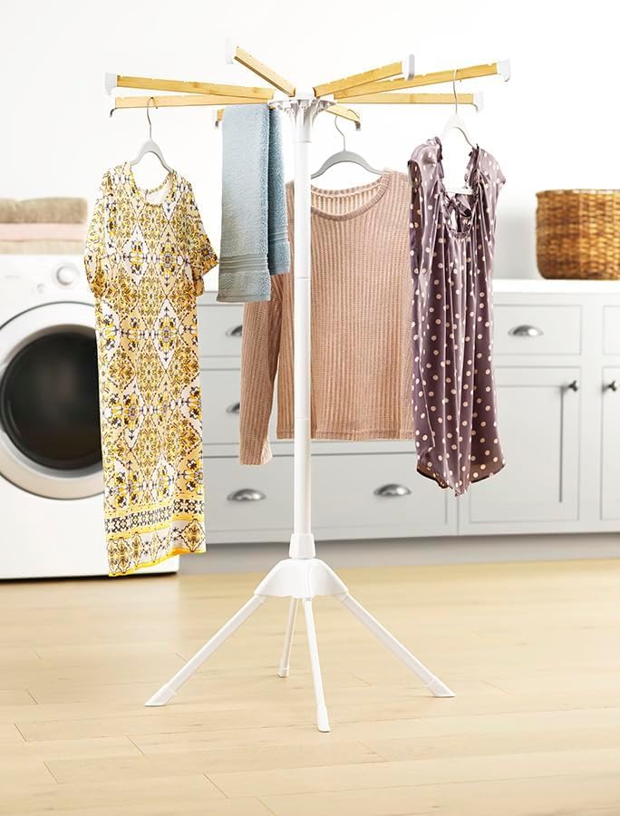 Whitmor Folding Drying Rack, White - color: White
