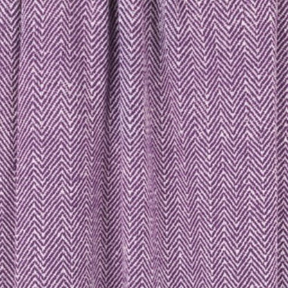 DII Chevron Throw Collection Handloomed Cotton, 50x60, Eggplant - color: Eggplant, size: 50x60"