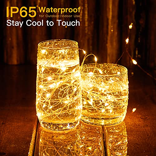 Christmas Twinkle Lights, 72 Ft 200 LED Twinkle String Lights, Fairy Light with Plug in, Copper Wire String Lights for Bedroom Party Christmas Tree Warm White - color: Warm White-Twinkle, size: 1Pack - 200 LEDs