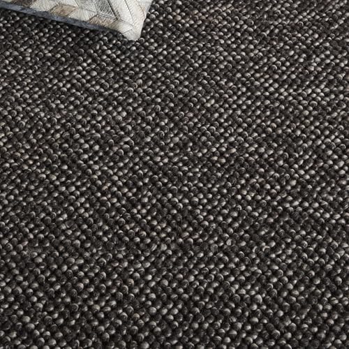SAFAVIEH Natura Runner Rug 2'3"x11', Wool Knotted Black & Grey NAT425Z - color: Black/Grey, size: 2'3" x 11' (Runner)