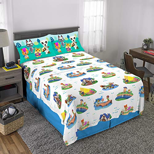 Franco Kids Bedding Super Soft Sheet Set, Full, Animal Crossing - color: Animal Crossing, size: Full