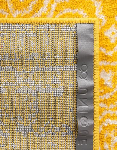 Rugs.com - Arlington Rug – 2' x 3' 1 Yellow Coastal Rug – Ideal for Entryways, Kitchens, and Bathrooms - color: Yellow, size: 2' x 3' (Rectangular)
