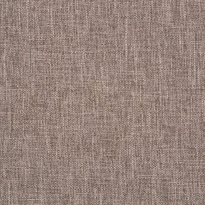 SIMPLIHOME Milltown 27" Wide Linen Look Rectangle Ottoman in Fawn Brown | Contemporary upholstered ottoman with a cushioned seat for extra seating in the bedroom; footstool, footrest or bench. - color: Fawn Brown, style: Small Ottoman Bench