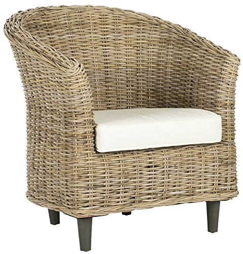 Safavieh Home Collection Omni Honey Barrel Chair - color: Natural