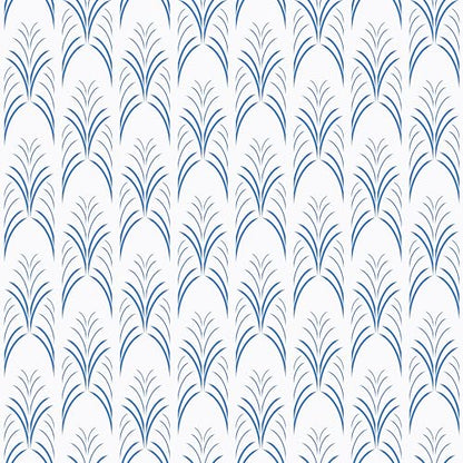 Blue White Geometric Peel and Stick Wallpaper Removable Abstract Vertical Striped Wallpaper Prepasted Boho Geometric Wall Mural 17.7"x160" Waterproof Blue Contact Paper for Bathroom Nursery