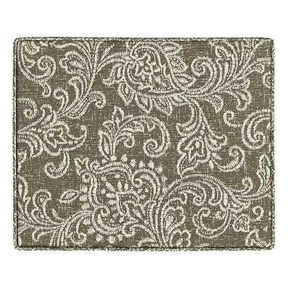 HomePop 22" Modern Rectangular Storage Ottoman - Brown Jacobean Print - color: Brown Jacobean Print