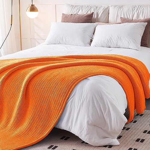 L'AGRATY Knitted Weighted Blanket - 50"x60" 10lbs Cooling Chunky Knit Heavy Blanket for Adults Braided Crochet Throw Thick Cable Yarn Knit Decorative No Beads Evenly Weighted Machine Washable | No Beads Evenly Weighted Machine Washable Chunky Braided Croc