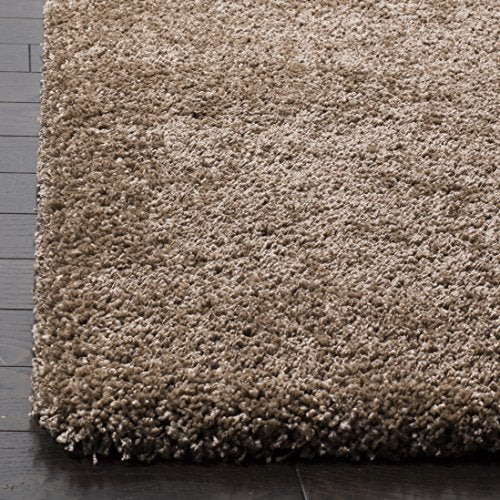 SAFAVIEH Accent Rug 2'x3' - Milan Shag Collection - Modern Design, Dark Beige, Ultra Plush Thick Pile, Ideal for Bedroom, Nursery, Living Room (SG180-1414) - color: Dark Beige, size: 2' x 3' (Rectangular)