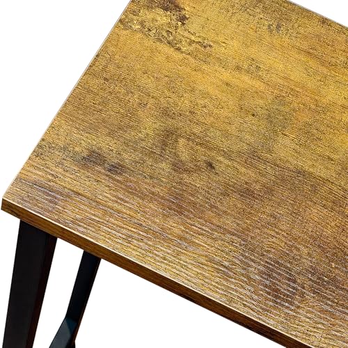 Narrow Console Table, 29.5" Small Entryway Table, Thin Hallway Tables, Slim Sofa Side Tables for Hallway, Living Room, Bedroom, Foyer, Retro Brown - color: Retro Brown
