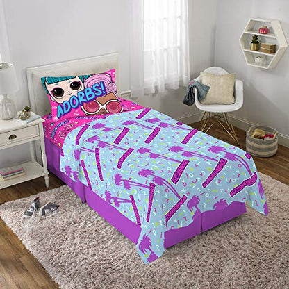 Franco Kids Bedding Super Soft Sheet Set, Twin, LOL Surprise - color: Lol Surprise, size: Twin