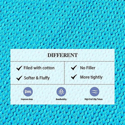 L'AGRATY Knitted Weighted Blanket - 48"x72" 20lbs Cooling Chunky Knit Heavy Blanket for Adults Braided Crochet Throw Thick Cable Yarn Knit Decorative No Beads Evenly Weighted Machine Washable | No Beads Evenly Weighted Machine Washable Chunky Braided Croc