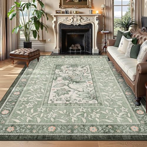 GarveeHome Area Rug - color: Sage Grove, size: 10' x 14' (Rectangular)