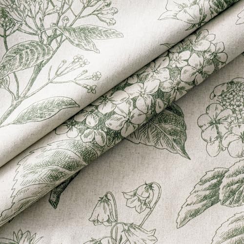 Set of 2 Decorative Floral Pillow Covers 18x18 Inch Dark Green | Neutral Hydrangea Print, Boho Vintage Throw Cushion Covers, Cottagecore Home Decor, for Sofa Couch Porch Bedroom Living Room - color: Dark Green, size: 18" x 18" (Pack of 2)