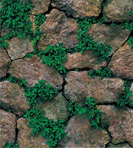 32.8ft Self-Adhesive Peel and Stick Wallpaper Stone Brick Green Wallpaper Contact Paper Fireplace Kitchen Backsplash (18"x394") - color: Green, size: 18" x 394"