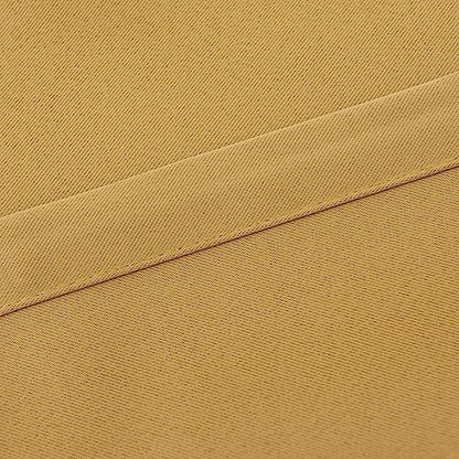 INLINAS Blackout Curtains with Sheer Overlay, Gold, 52x63 Inches | Grommet Top Double Layer Curtains for Bedroom and Living Room Thermal Reduction Light Blocking and Energy Saving, Set of 2 - color: Gold, size: 52"W x 63"L (Pack of 2)