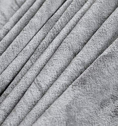 TASTHROW Large Flannel Fleece Throw Blanket, 50×70 Inch - Light Grey | Cozy Lightweight Thick Blanket - All Seasons Suitable for Women, Men and Kids (Two Pack) - color: Lightgrey, size: Two Pack 50"x70"