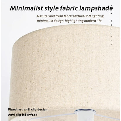 Modern Floor Lamp, E26 - Simple Black Floor Lamp with Linen Shade/Style Metal Body, with Foot Switch, Adjustable Direction, Suitable for Living Room, Bedroom, Office, Kitchen,(No Bulb)
