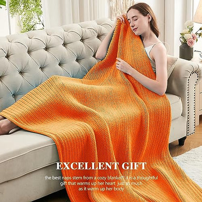 L'AGRATY Knitted Weighted Blanket - 50"x60" 7lbs Cooling Chunky Knit Heavy Blanket for Adults Braided Crochet Throw Thick Cable Yarn Knit Decorative No Beads Evenly Weighted Machine Washable | No Beads Evenly Weighted Machine Washable Chunky Braided Croch