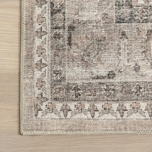 nuLOOM Davi Stone Medallion Washable Area Rug, 3' x 5' - color: Davi Stone, size: 3' x 5' (Rectangular)