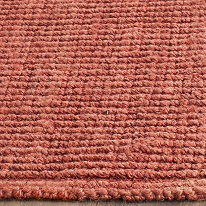 SAFAVIEH Area Rug 3x5 - Natural Fiber Collection - Rust, Handmade Jute, Farmhouse Style, Chunky Textured Thick Pile (NF447C) - color: Rust, size: 3' x 5' (Rectangular)