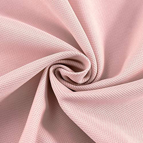 TWOPAGES 5ft Wide x 7ft Tall Flame Retardant Divider Curtains Privacy Cubicle Curtain with Grommet Top (1 Panel,Pink) - color: Pink, size: 60"W x 84"L (Pack of 1)
