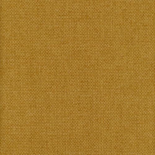 SIMPLIHOME Carlson 27" Wide Woven Fabric Rectangle Ottoman in Marigold | Mid-century modern ottoman with a padded seat for extra seating in bedroom or entryway; footstool, footrest. - color: Marigold, style: Small Ottoman Bench