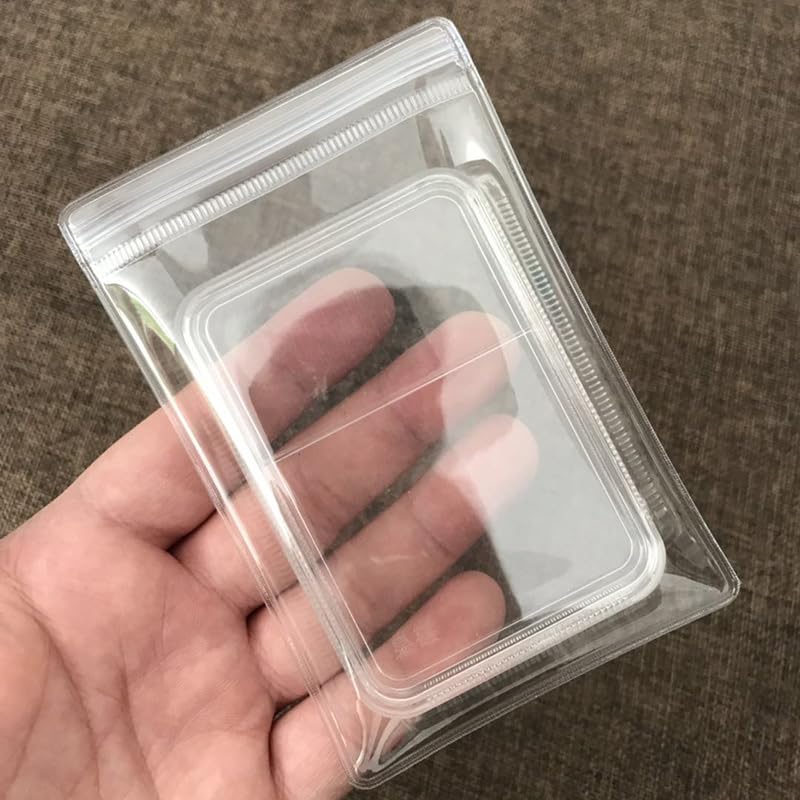 100Pcs Anti Tarnish Jewelry Bags Clear Pvc Jewelry Storage Pouches with Zipper Plastic Packing for Earrings (Anti Tarnish Clear Large Earrings Bag 2.76x3.94in) - color: 100Pcs Anti Tarnish Clear Large Earrings Bag 2.76x3.94in