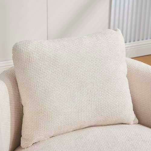 360° Small Swivel Accent Chair, Round Swivel Barrel Chair with Round Backrest & Wide Seat, Comfy Chenille Barrel Chairs for Living Room, Bedroom Easy 15-Min Assembly, Boucle (Beige) - color: Beige
