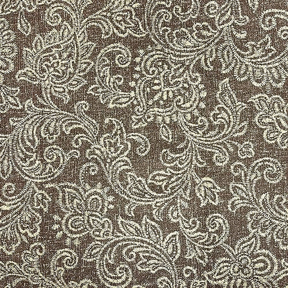 HomePop 22" Modern Rectangular Storage Ottoman - Brown Jacobean Print - color: Brown Jacobean Print